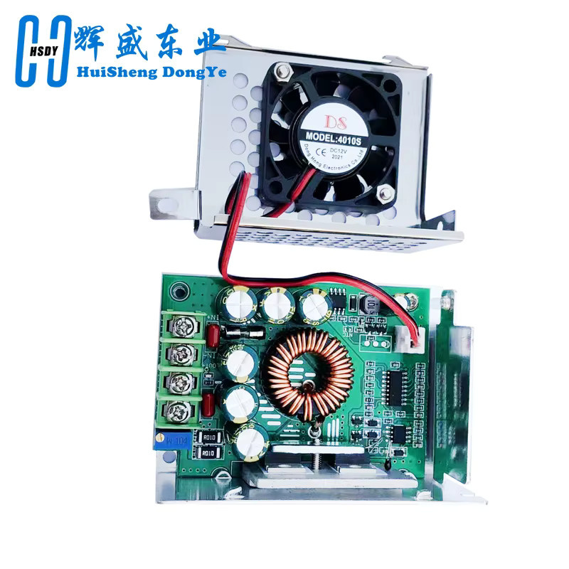 HUISHENGYUFA DC-DC-Abwärtswandler einstellbar 12–75 V auf 2,5–50 V, Solar-Ladestromversorgung, Silber - Bild 2