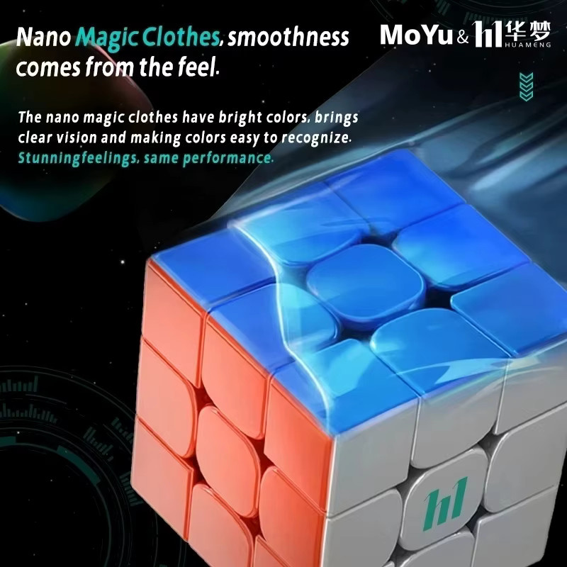Moyu Huameng YS3M Magnetischer Zauberwürfel, 3x3, Maglev Ball Core Speedcube - Bild 3