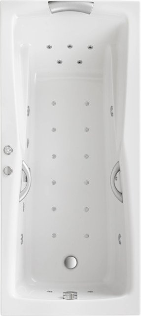 OTTOFOND Whirlpool-Komplettset Atlanta in Weiß mit Farblichttherapie, B/T/H: 180 x 80 x 45 cm - Bild 1