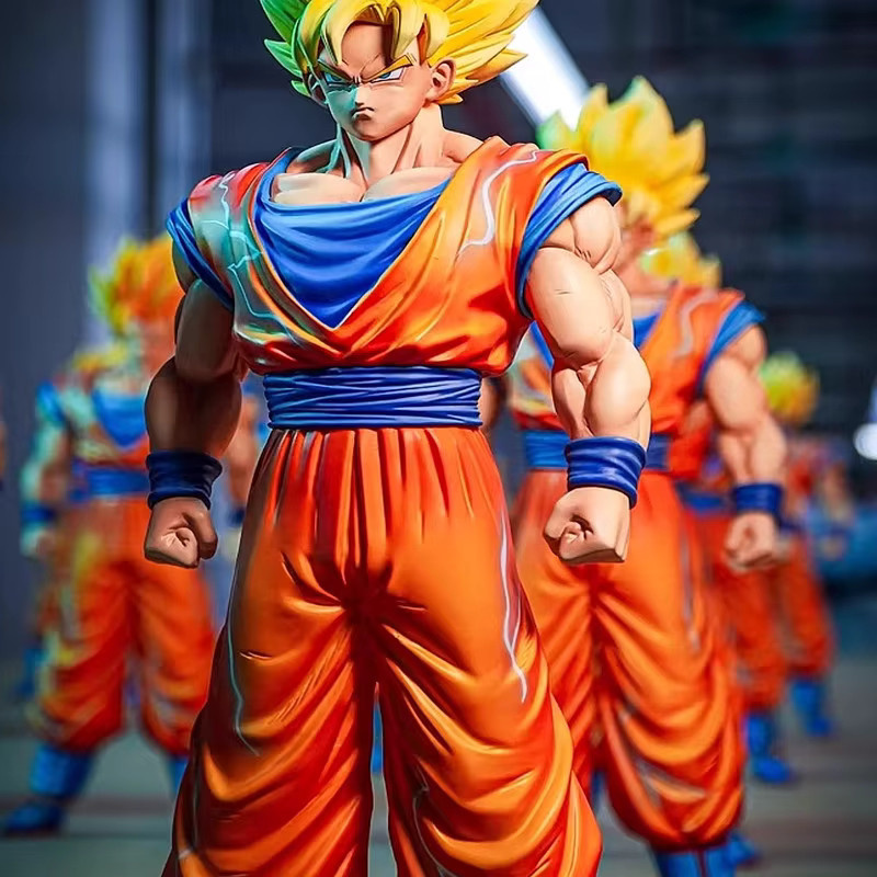 Bandai Dragon Ball Son Goku Super Saiyajin 1 & 2 Anime Figur, 30 cm - Bild 4