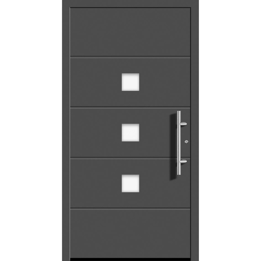 Aluminium-Haustür Splendoor Moderno in Anthrazit Metallic, Anschlag Rechts, B: 110 cm, H: 210 cm - Bild 2