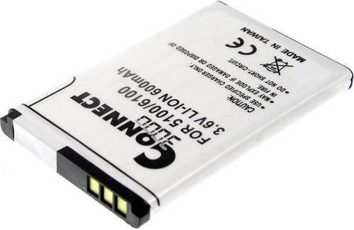 Connect 3000 B6551 BL-4C Kamera-Akku, Li-Ion Pack, 700 mAh, 3.7V, Farbe: Weiß - Bild 1