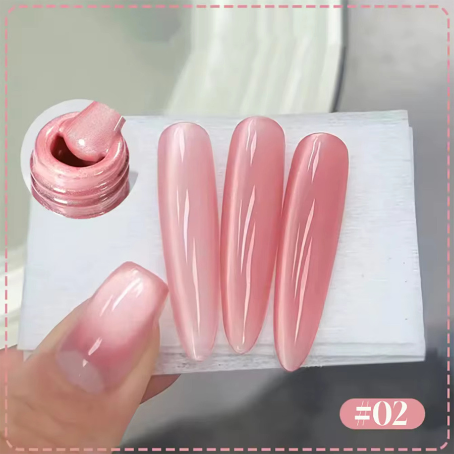 MISS SHAKA Gel-Nagellack, Rosa, Schimmernd, 12 ml - Bild 3