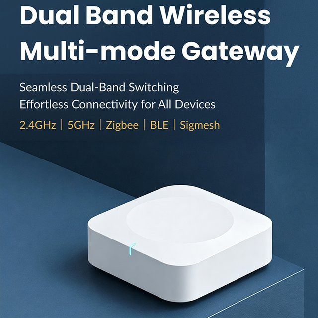 Tuya Smart Gateway Multi-Mode Hub mit ZigBee, WiFi und Bluetooth für Sprachsteuerung via Alexa und Google Home - Bild 1