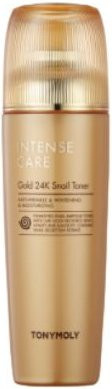 TONYMOLY Intense Care Gold 24K Schneckentoner, 140 ml, mit Gold und Schneckensekret-Filtrat - Bild 1