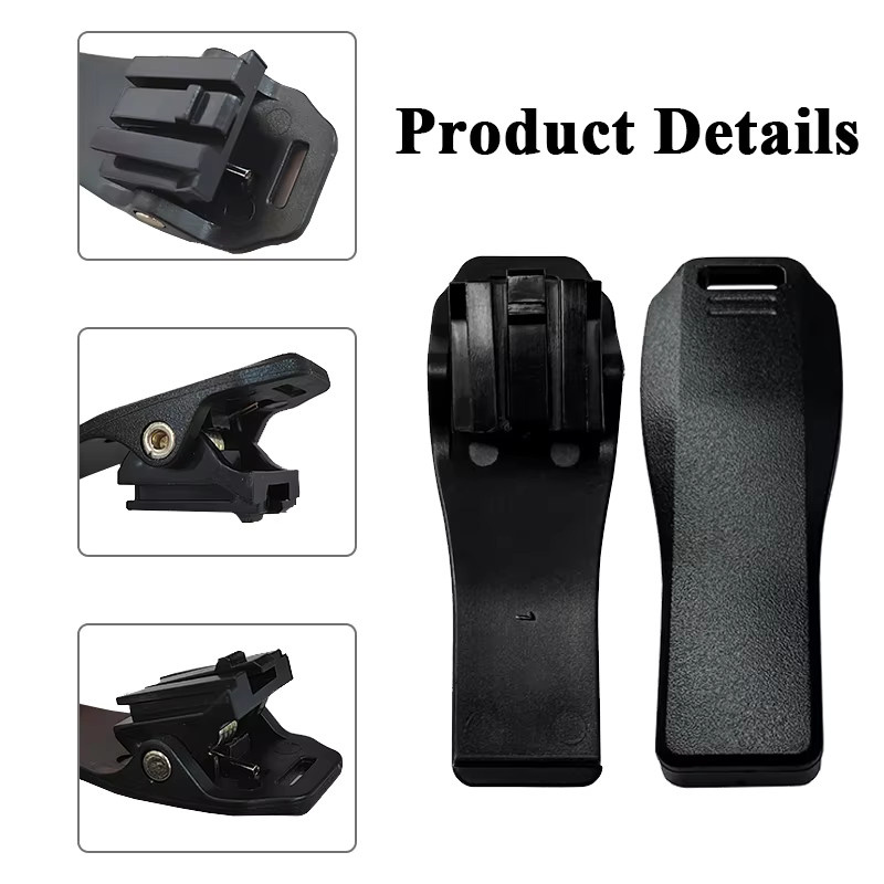 ICOM BP-272 Batteriegürtelclip in Schwarz kompatibel mit ID-31A ID-31E ID-51A IC-705 IP100H IP-501H Radios und MB-127 - Bild 3