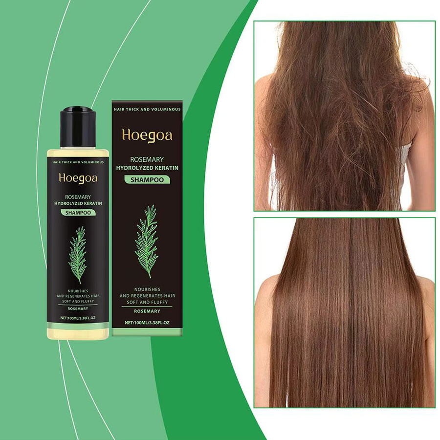Hoegoa Rosmarin Shampoo, Volumen und Verdichtung, Fettiges Haar - Bild 3