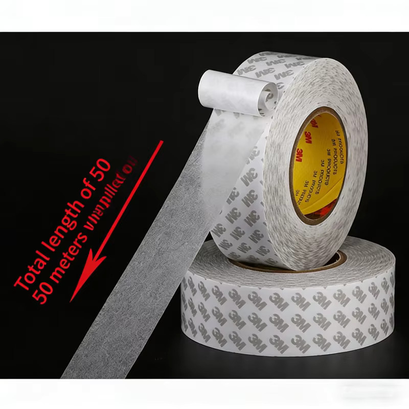 3M 9080 Doppelseitiges Klebeband, transparent, 50 m - Bild 5