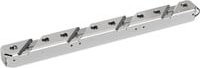 Alphacool Apex Manifold 360mm Verteiler in Transparent und Silber - Bild 1