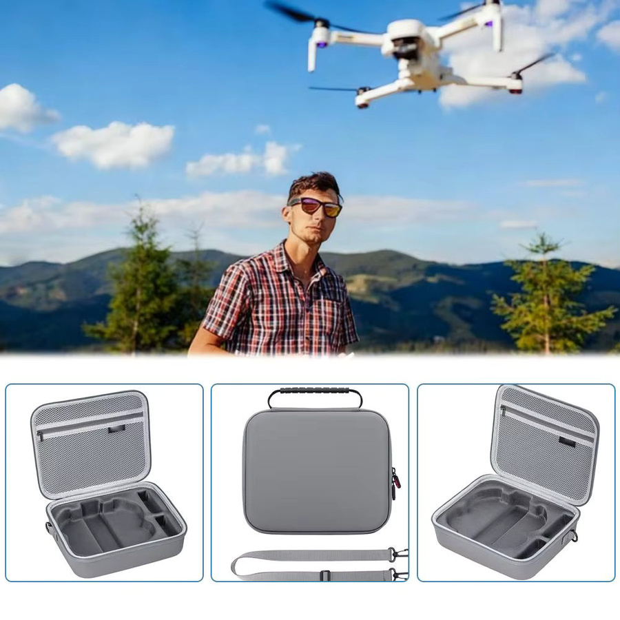 DJI NEO 2 Aufbewahrungstasche in Grau, wasserdicht und stoßdämpfend mit Lycra-Futter - Bild 3