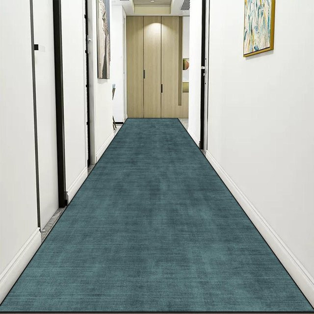 Karpetti Hallenläufer Modern Petrol, Waschbarer Flurteppich aus Polyester, B/T: 120 x 200 cm - Bild 1
