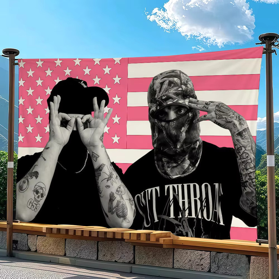 Suicide Boy Wandkunst Banner als Dekoration für Innen- und Außenbereich B: 60,0 cm, H: 40,0 cm - Bild 5