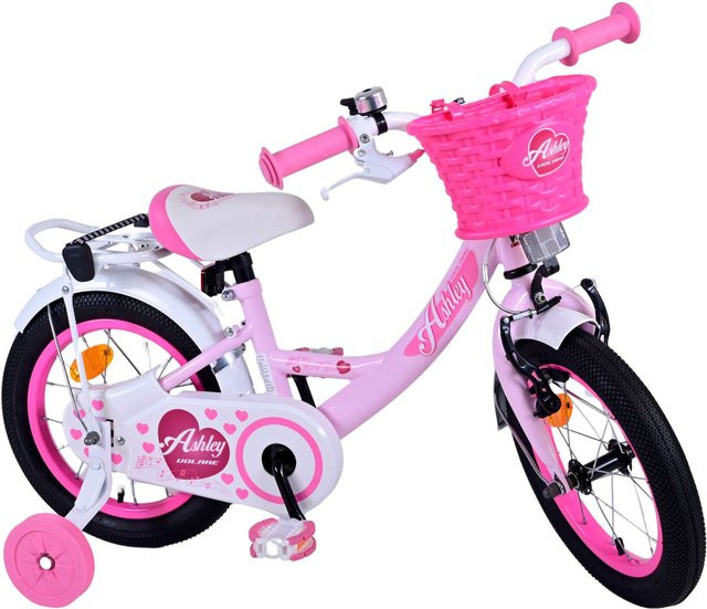 TPFSports Ashley Kinderfahrrad, Mädchen, 14 Zoll, Rosa, Rücktritt + Handbremse - Bild 1