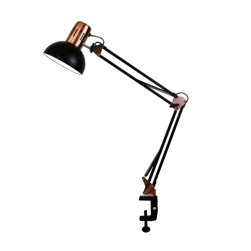 ksdligh LED-Schreibtischlampe mit Klemmschwenkarm und E27-Fassung für Büro und Arbeitszimmer - Bild 2