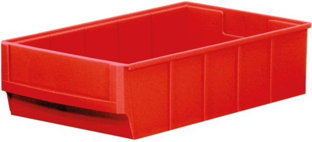 BRB Regalkästen, rot, 12 Stück, B: 18,3 cm, T: 30,0 cm, H: 21,5 cm - Bild 1