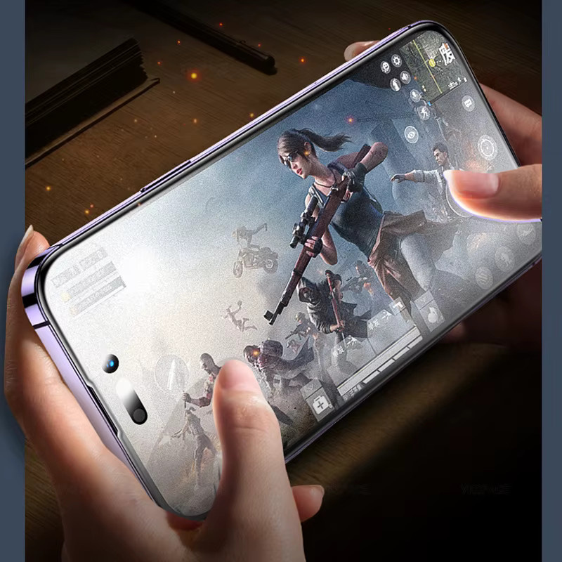 2 Stück Nothing Phone 3A Pro 5G Displayschutzfolie aus mattiertem gehärtetem Glas mit 9H Härtegrad und Anti-Fingerabdruck-Beschichtung in Transparent - Bild 3