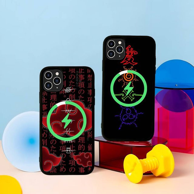 Narutos Cartoon MagSafe Schutzhülle für iPhone 11 bis iPhone 17 Pro Max stoßfest - Bild 1