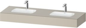 Duravit Qatego Einbauwaschtisch-Möbel-Set B/T/H: 160 x 55 x 17 cm - Bild 1