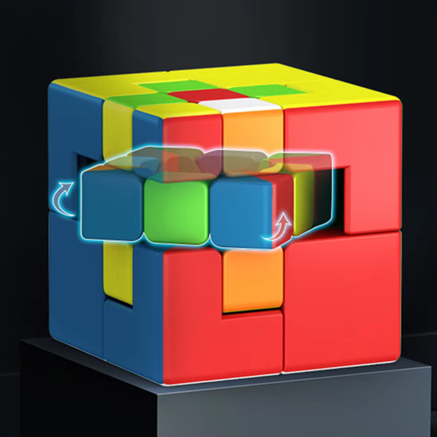 MoYu Puppet Bandaged Magic Cube Mixup Speed Cube Puzzle Challenge - Bild 2