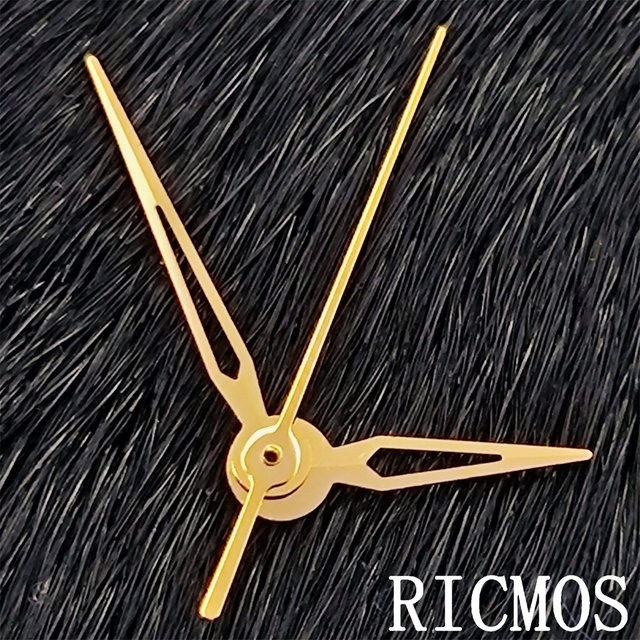 RICMOS Uhrenzeiger, Gold, passend für NH05 NH06 Automatikwerk - Bild 1