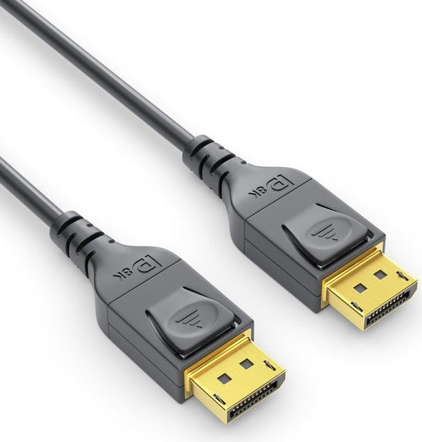 Purelink DisplayPort-Kabel DisplayPort auf DisplayPort, Version 1.4, 1,5 m, Schwarz, 8K Unterstützung - Bild 1