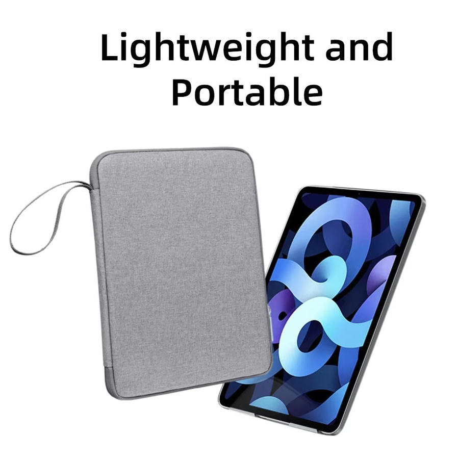 DANYCASE Tablet-Handtasche für 9–13 Zoll, passende Hülle für iPad Air 11/13 und iPad Pro 11/13, Schutzhülle und Reisetasche in Schwarz oder Grau - Bild 2