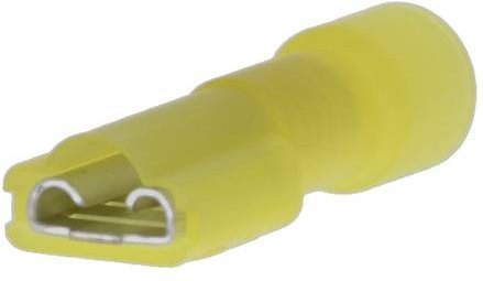 Molex Flachsteckhülse 196060002 in Gelb mit 0,635 mm - Bild 1