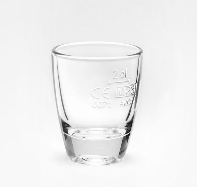 Arcoroc Stamper Gin Shotglas, transparent, 20 ml, Höhe: 5,5 cm, 24er Pack - Bild 1