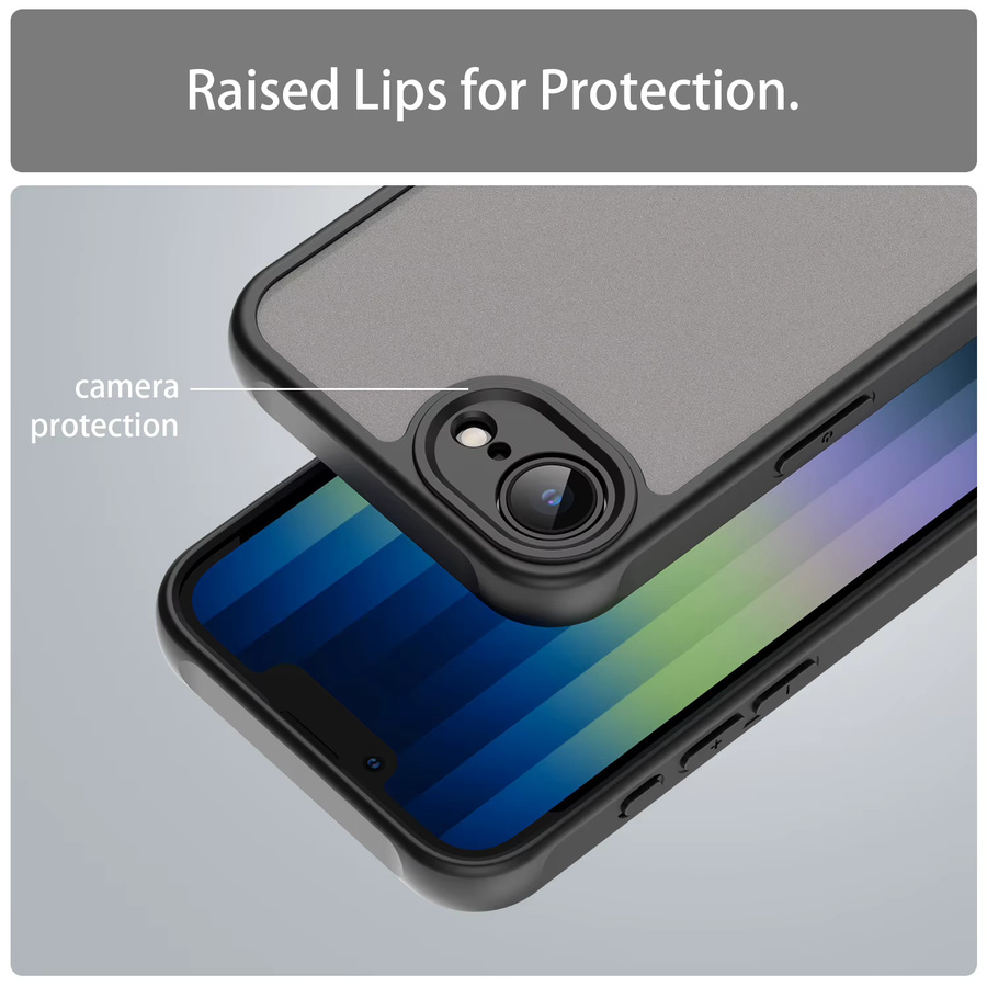 Apple Kamera-Schutzhülle für iPhone 17e und iPhone 16e, durchscheinende Hartschale mit weichen Kanten, transparent oder schwarz - Bild 5