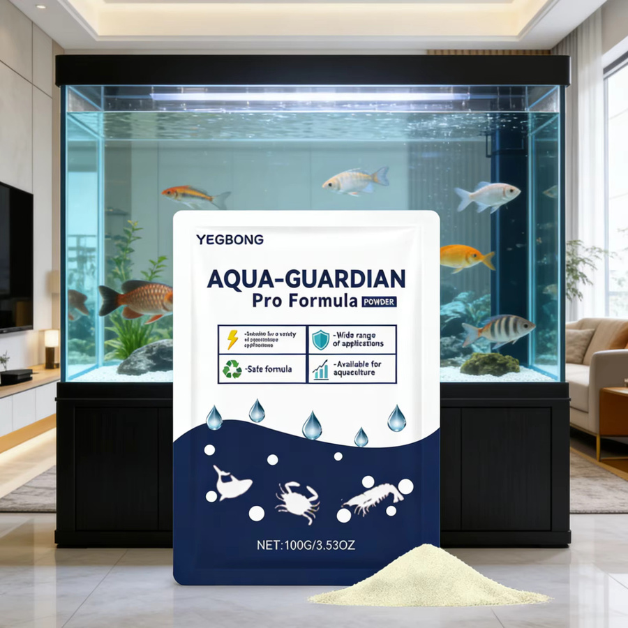 YEGBONG Wasserklärer-Pulver für Süßwasser-Aquarien und Fischteiche, 100g - Bild 5
