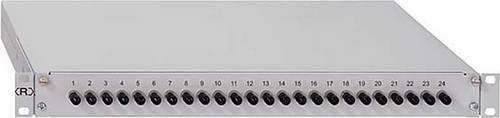 Rutenbeck LWL-Spleißbox ST 1 HE in Grau/Silber für 24xST OS2 - Bild 1