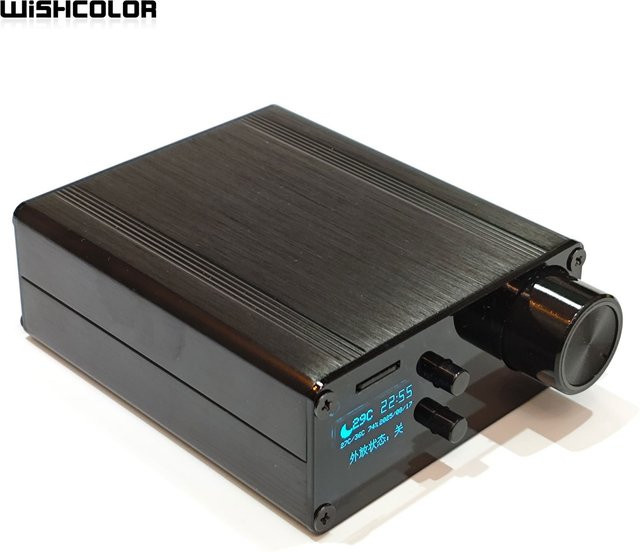 Wishcolor Aviation Vollbandempfänger K3 Black Metal Shell Wireless Digital Audio Terminal 150kHz-1300MHz - Bild 1