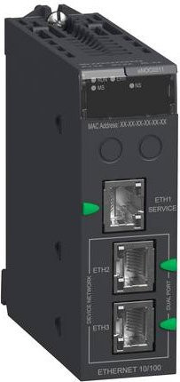 Schneider Electric BMENOC0311 Erweiterungsmodul mit Ethernet/LAN in Schwarz - Bild 1
