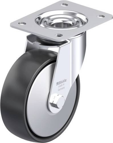 Blickle Stahlblech-Lenkrolle LE-PP 150R-FA, verzinkt, Rad-Durchmesser: 150 mm, Tragfähigkeit: 300 kg - Bild 1