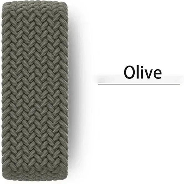 CAOWTAN Uhrenarmband Solo Loop, Nylon, olivgrün, Unisex - Bild 1