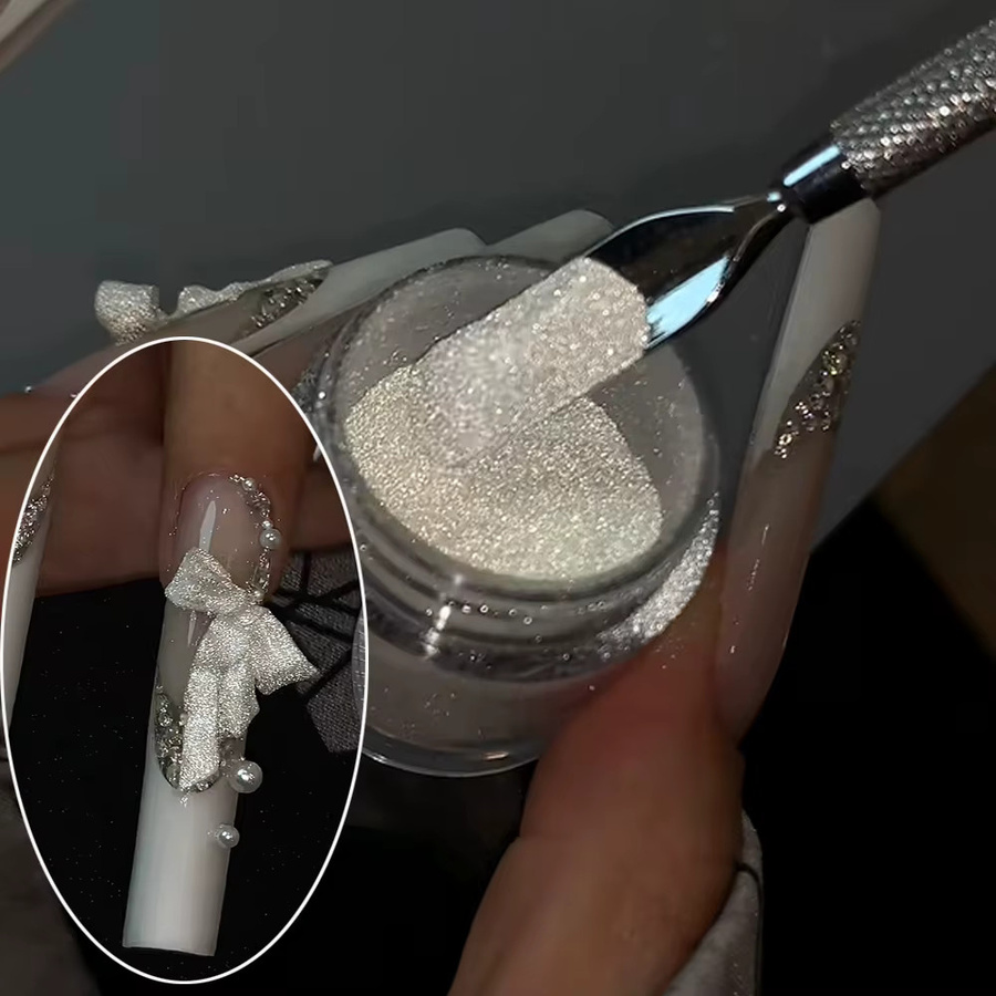 MAFANAILS Nagelpuder, Grau, Glänzend, 5g - Bild 3
