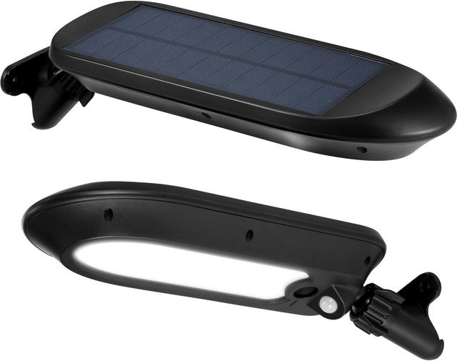 2er Set Tomshine Solar Wandleuchten mit Bewegungssensor und 32 LEDs, dimmbar, wasserdicht, Schwarz - Bild 1