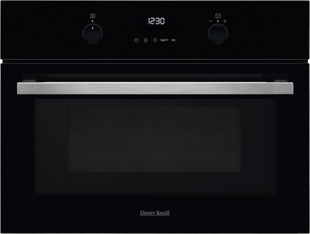 Dieter Knoll Einbaumikrowelle DKK57304BK mit Grill in Schwarz und Silber - Bild 1