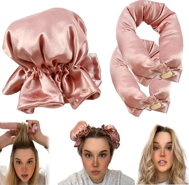 Heatless Haar Curler Set aus Seide, 2 Teile, Damen - Bild 1