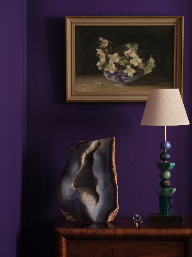 Paint & Paper Library Pure Flat Emulsion Dispersion in Purple Azurite 715, 2,5 l - Bild 1
