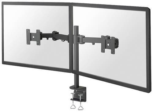 Neomounts FPMA-D960D 2fach Monitor-Tischhalterung Schwarz für 10 bis 27 Zoll mit VESA 75x75 mm - Bild 1