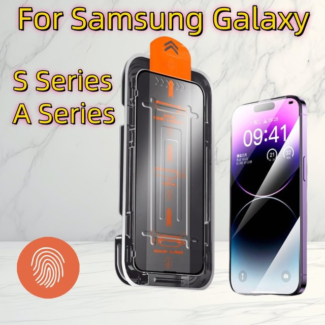 2er-Pack Gehärtetes Glas Display Schutz für Samsung Galaxy S25 Ultra S24 S23 S22 S21 Plus A16 A25 A15 A35 A34 A53 A54 A55 A73 5G Transparent - Bild 1