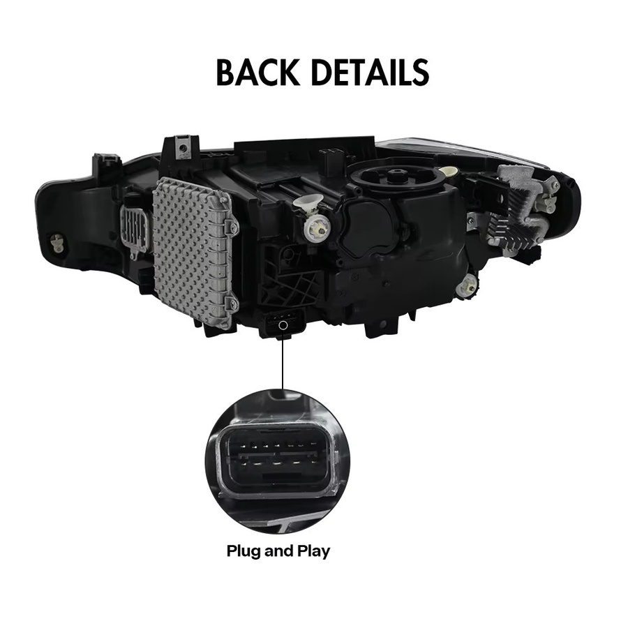 COOLCMP E-Mark Projektorlinsen LED Scheinwerfer Baugruppe für BMW 3er F30 F31 (2012-2018) für Halogen und Xenon Modelle - Bild 5