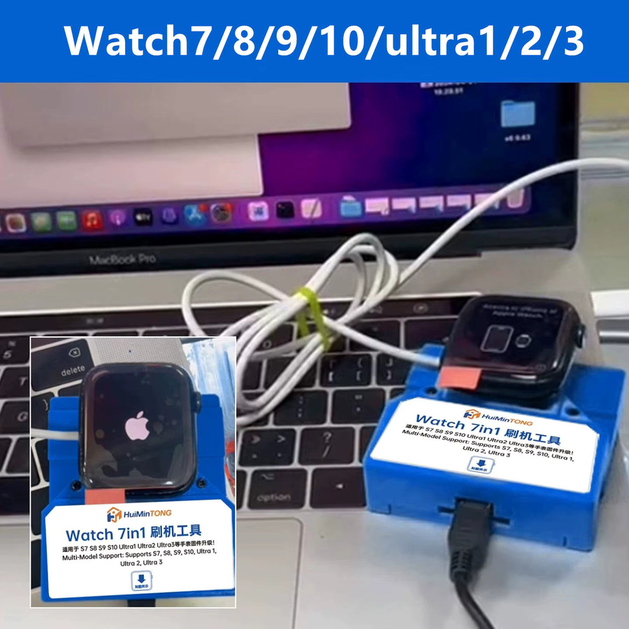 IBUS AWRT Adapter zur Wiederherstellung und Reparatur für Apple Watch S2 bis S10 sowie Ultra 1, 2 und 3 – Programmierwerkzeug - Bild 4