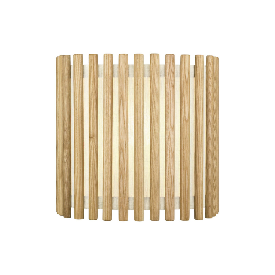 UMAGE Komorebi Medium Leuchtenschirm aus Eiche und Polyester in Beige - Bild 2