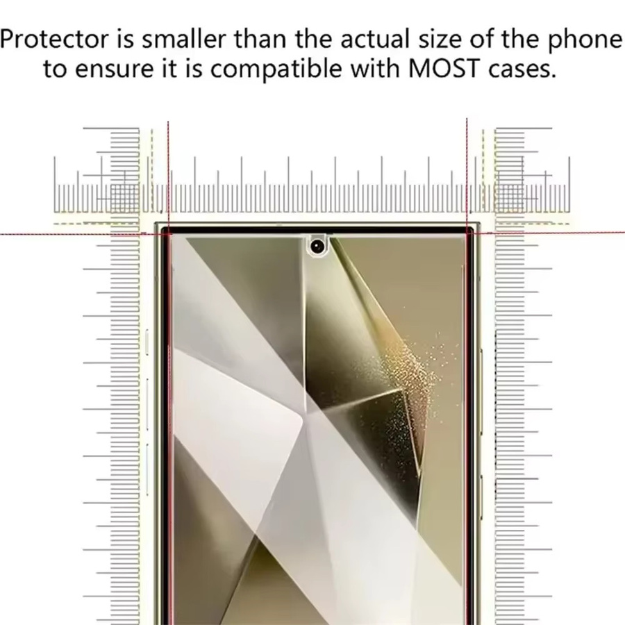 Displayschutz aus gehärtetem Glas für Samsung Galaxy S26 Ultra, S26 Plus und S26, transparent - Bild 3