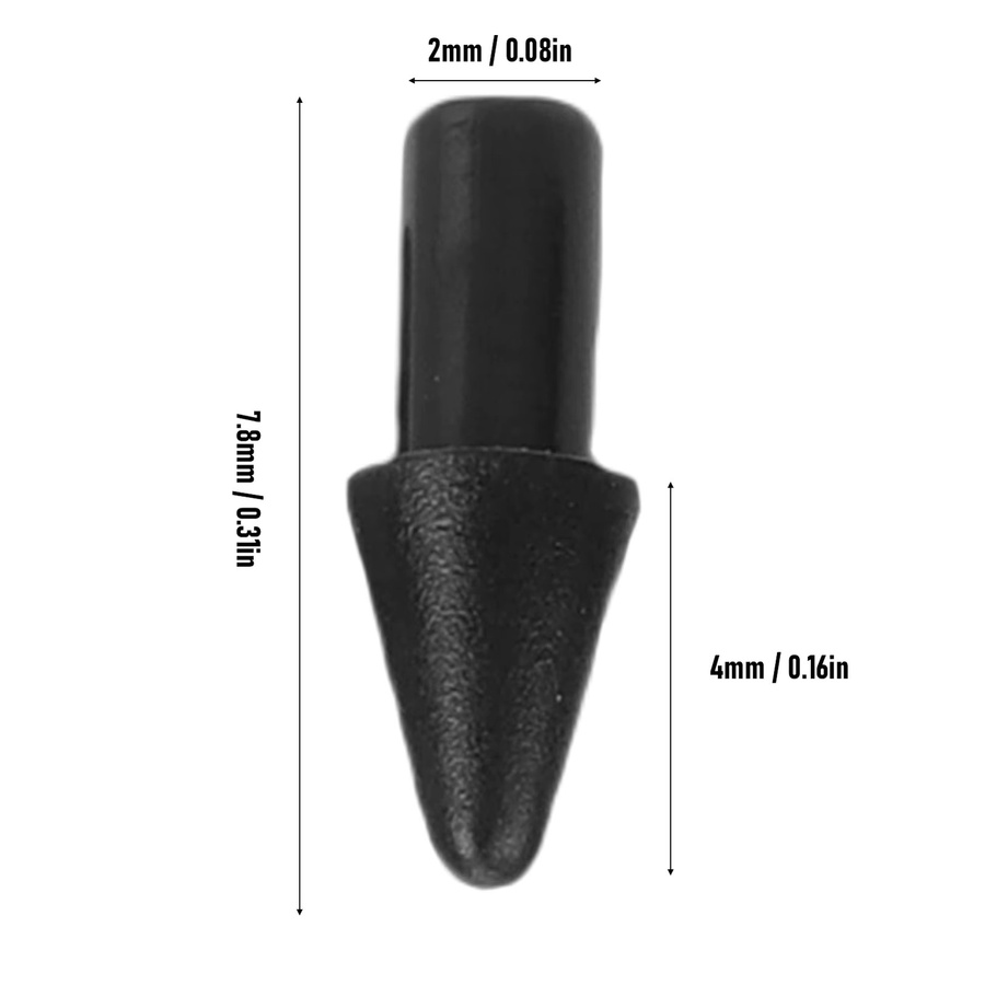 10 Stück Stylus-Stiftspitzen in Schwarz für Remarkable Paper Pro Digital Tablet, Ersatzspitzen aus Kunststoff für präzises Schreiben und Skizzieren - Bild 6