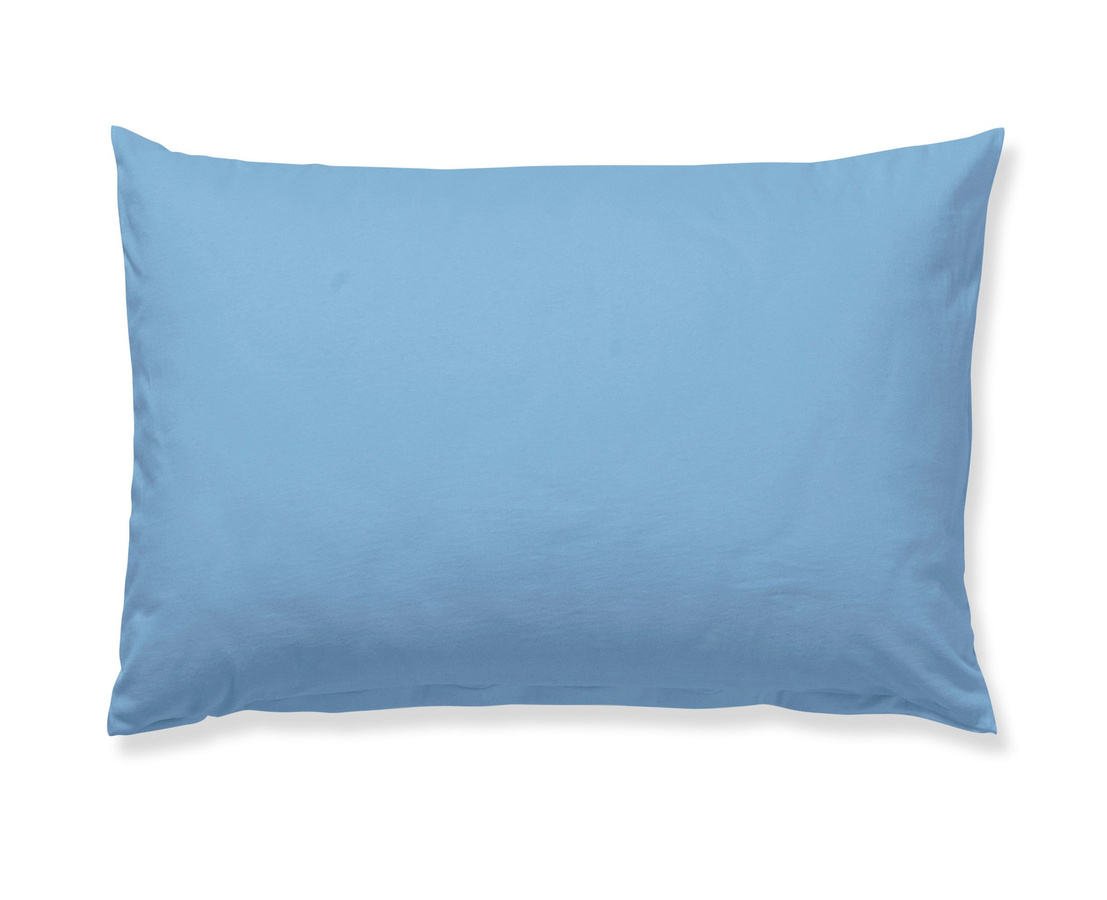 2er-Pack Janine Jersey Kissenbezüge aus 100% Baumwolle, Blau, B/H: 40 x 60 cm - Bild 1