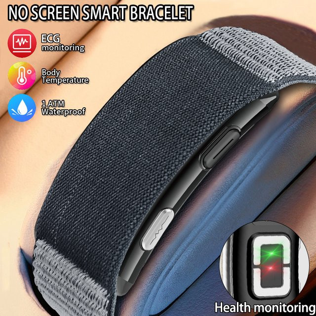 LIGE Smartwatch mit EKG und Herzfrequenzmessung, Fitness Tracker für Männer und Frauen, Schwarz - Bild 1