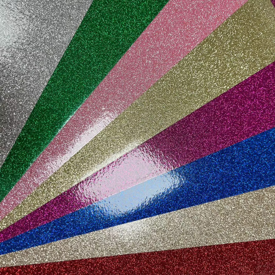 Cricut Glitzernde permanente Vinylfolie für Cricut Joy, Multicolor, 8 Farben - Bild 2